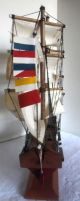 Uss Constitution Ship Model Wooden Assembled 1996 Model Ships photo 1