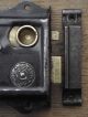 5 Victorian Vintage Style Cast Iron Rimlock Door Keeps Lock Knobs Door Pine Pull Locks & Keys photo 10