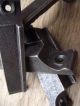 5 Victorian Vintage Style Cast Iron Rimlock Door Keeps Lock Knobs Door Pine Pull Locks & Keys photo 6