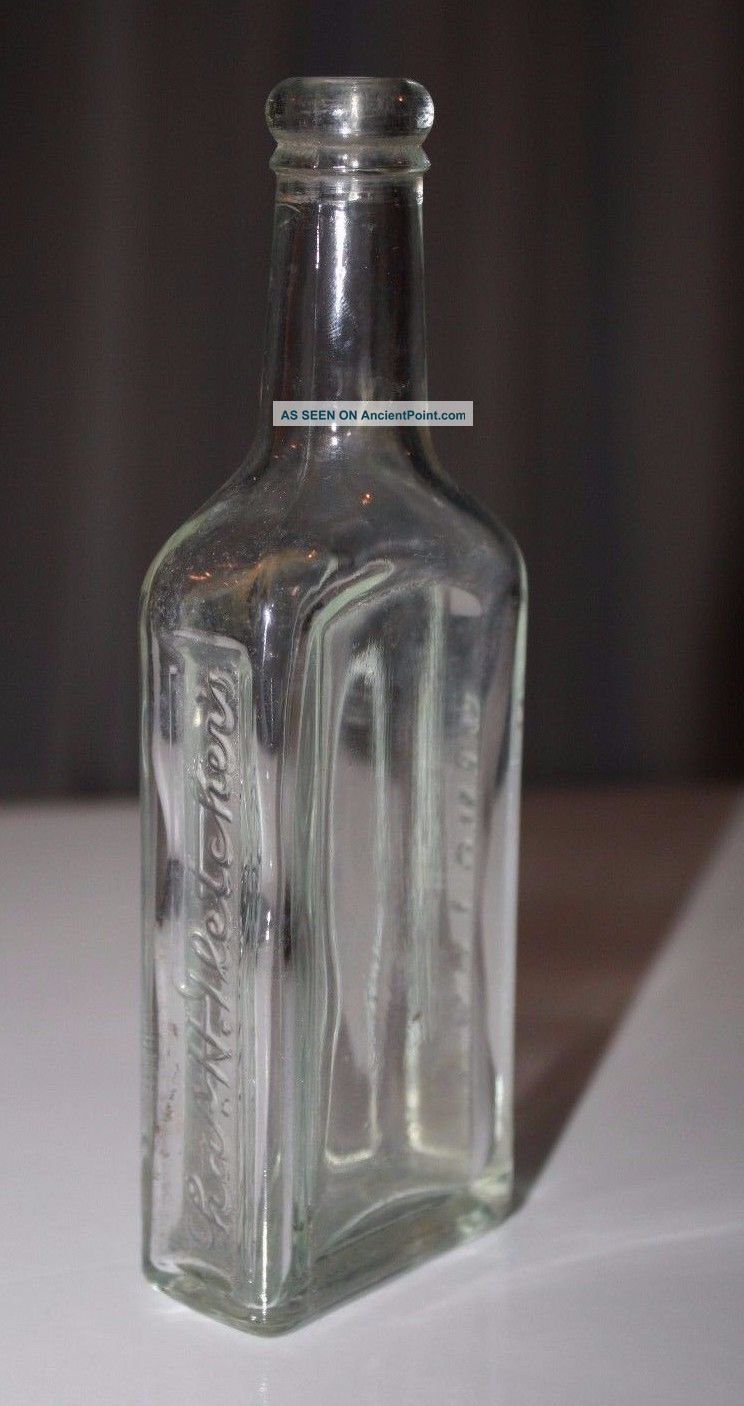 Antique Chas.  H.  Fletcher ' S Castoria Glass Medicine Bottle Apothecary Bottles & Jars photo