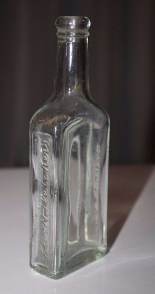 Antique Chas.  H.  Fletcher ' S Castoria Glass Medicine Bottle Apothecary photo