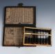 Vintage Style Hardwood Hand - Painting Dragon And Phoenix Box & Abacus Boxes photo 1