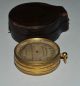 A 19th C.  Cased Pocket Barometer Altimeter By J & W E Archbutt - Compensated Barometers photo 4
