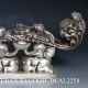 Oriental Vintage Silver Copper Hand - Carved Statue W 2 Elephant & Ruyi Other Chinese Antiques photo 1