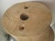 Antique Sweden Wood Millinery Hat Block Mold Form Industrial Molds photo 1