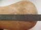 Antique Sweden Wood Millinery Hat Block Mold Form Industrial Molds photo 7