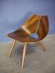 Very Rare Vintage 40s 50s Mid Century Modern American Plywood Chair Ray Komai 1900-1950 photo 1