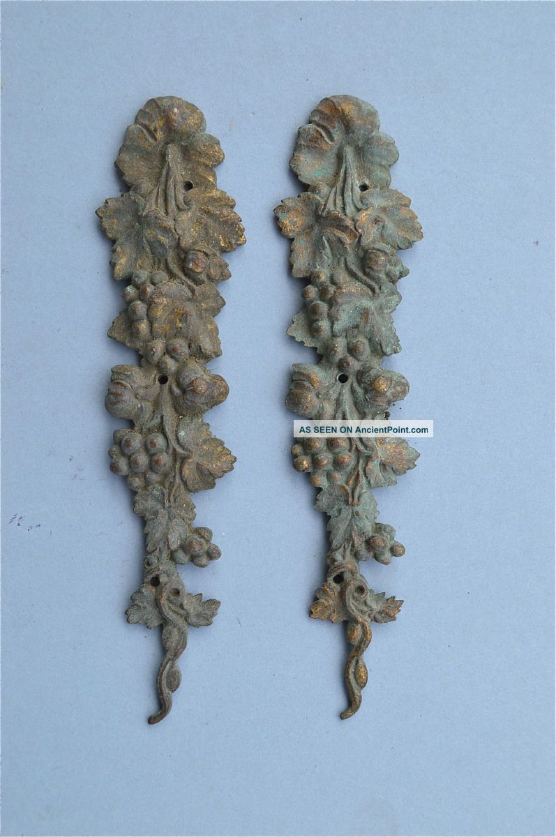 Grapevine Ormalu Cabinet Furniture Mounts Gilt Brass Gb11 Other Antique Hardware photo