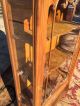 Exquisitely Carved Walnut Tall French Curio Cabinet Vitrine 1800-1899 photo 7