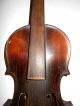 Vintage Old Antique 2 Pc Back Full Size Violin - String photo 4