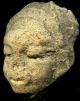 Pre - Columbian Early Mayan Terracotta Figure Head,  Ca; 200 - 500 Ad The Americas photo 2