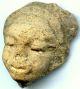Pre - Columbian Early Mayan Terracotta Figure Head,  Ca; 200 - 500 Ad The Americas photo 3