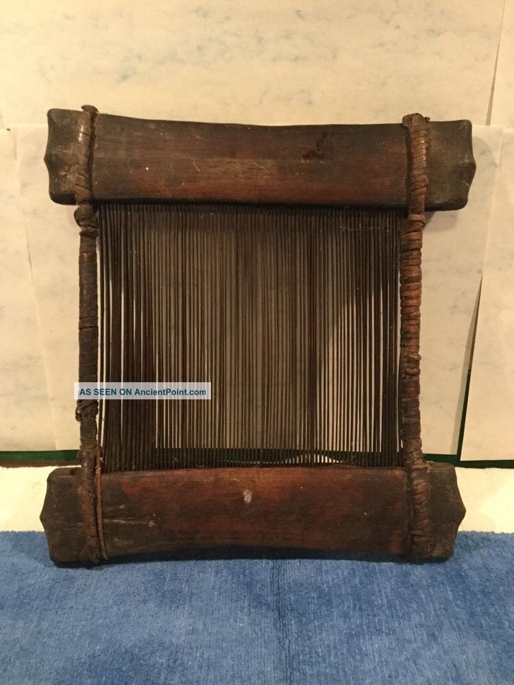 Antique Primitive African Loom Africa Tribal Art Crafts Weaving Other African Antiques photo