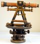 Antique W & Le Gurley Transit 1800s Brass Compass Surveying Equipment & Box Engineering photo 5