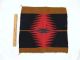 Vintage Truly Old Small Navajo Blanket In Striking Colors,  Eye Dazzling Design Native American photo 10