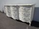 French Provincial Dresser Chest Of Drawers Changing Table Shabby Chic Console Post-1950 photo 2