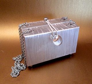 Solid Steel One Of A Kind Artist Made Purse Mid Century Modernism photo