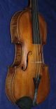 Antique Violin 4/4 Labeled James W.  Mansfield 1910 Boston Mass.  In Old Wood Case String photo 1