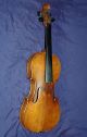 Antique Violin 4/4 Labeled Joh.  Bapt.  Schweitzer Amati Pestini 1813 Germany String photo 1