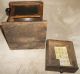 Antique 1800 ' S? Imperial Coffee Mill Grinder Old Dovetail Jointed Wood Cast Iron Primitives photo 9