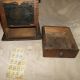 Antique 1800 ' S? Imperial Coffee Mill Grinder Old Dovetail Jointed Wood Cast Iron Primitives photo 7