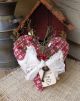 Valentine Heart - Primitive Heart Pillows - Bowl Filler - Country Ornament Primitives photo 2
