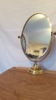 Antique Large Brass Vanity Mirror Dressing Table Mirror Vintage Peerage England 20th Century photo 1