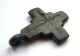 Circa.  1100 A.  D English Early Medieval Period Ae Bronze Crusader Cross Pendant British photo 2