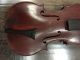 Old Antique Full Size Violin Labeled Francois Richard For Restoration With Case String photo 4