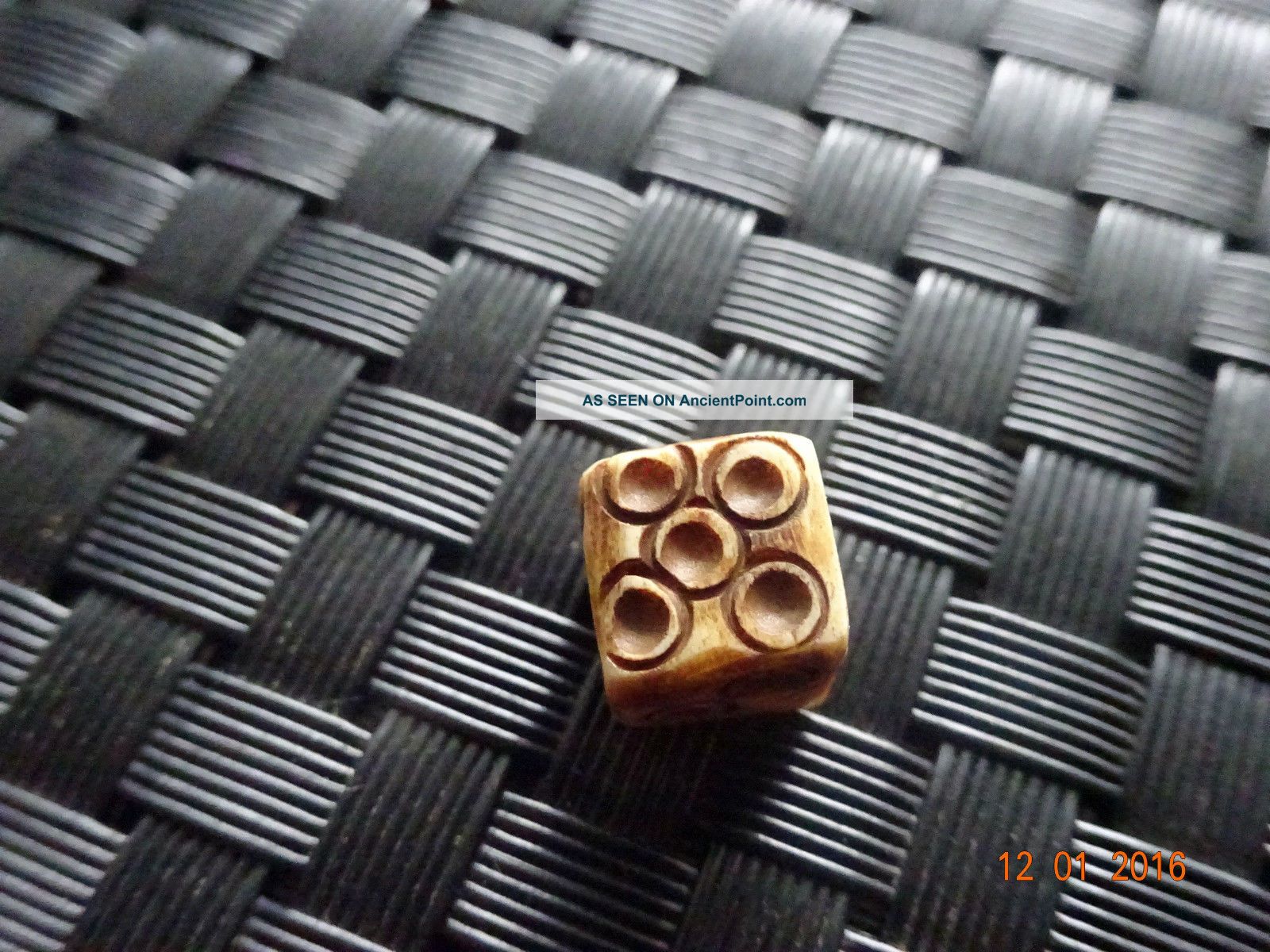 Antiques Roman Bone Gambling Dice 2nd - 3rd Century Ad Roman photo