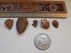 Tlahuica Arrowheads Aztec Pre - Columbian Archaic Ancient Artifacts Olmec Mayan Nr The Americas photo 6