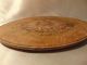 Antique/vintage Wooden Plate Hand Painted Carved Bowl Plate Primitives photo 10