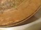 Antique/vintage Wooden Plate Hand Painted Carved Bowl Plate Primitives photo 5