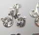Nos Antique 1900s Silver Letters Initals Others Styles Available Layby Ava Sterling Silver (.925) photo 1