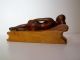 Antique Chinese Carved Mahogany Doctor ' S Medicine Doll Woman Model Men, Women & Children photo 2