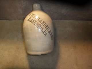 Antique Stoneware Whiskey Jug,  M.  Friedlander & Co,  Hazleton,  Pa Ex photo