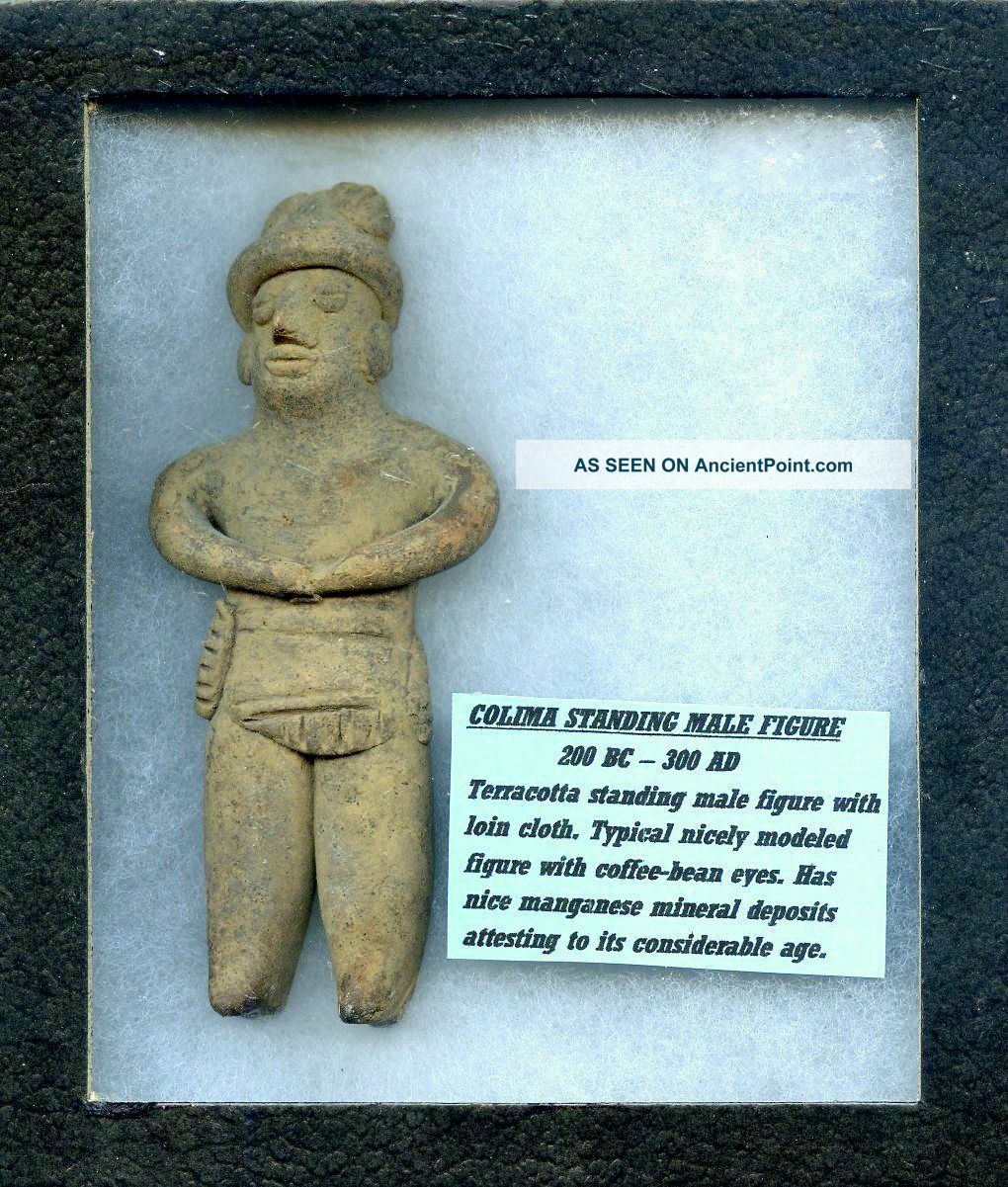 Pre - Columbian Colima Complete Figure,  Ca;200 Bc - 300 Ad The Americas photo