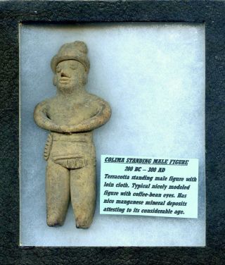 Pre - Columbian Colima Complete Figure,  Ca;200 Bc - 300 Ad photo