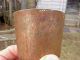Antique 19th Century Vintage 1½ Gills Copper Rum Grog Cup Measure Metalware photo 2