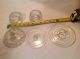 (5) Old Apothecary Clear Round Glass Jar Repalcement Lid/stopper Various Bottles & Jars photo 10