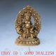 Vintage Tibet Brass Tibetan Buddhism Statue - - - - God Of Wealth Other Antique Chinese Statues photo 3