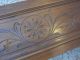 Carved Gothic Griffin Shelf? Victorian Walnut Furniture Pediment Crest Lion Head Pediments photo 4