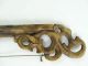 Old Borneo Textile Hanger Naga People - Hand Carved Wood Large Size 157 Cm Pacific Islands & Oceania photo 1