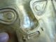 Gilt Metal Funery Mask Pre Columbian SicÁn - Lambayeque Culture Native American photo 5