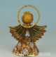 Lovely Asian Chinese Old Cloisonne Hand Carved Angel Statue Pendant Decorative Other Antique Chinese Statues photo 1