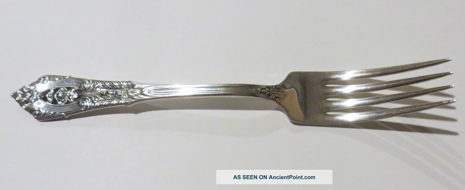 Wallace Sterling Rose Point Dinner Fork 7 