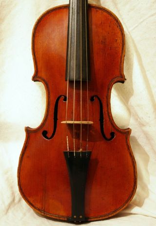 Antique Italian Labelled Violin Giuseppe Guadagnini Parmae 1803 Baroque Neck photo