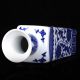 Hand - Painted Chinese Quartet Painted Flowers Porcelain Vase W Qian Long Mark Vases photo 3
