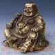 Ingenious Chinese Brass Handwork Statues - - Maitreya Other Antique Chinese Statues photo 3