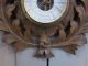 R2 Brienz Antique Black Forest Carved Barometer 1890´s - 1900´s German Barometers photo 2